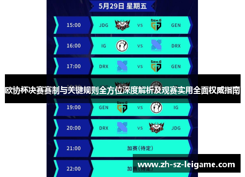 欧协杯决赛赛制与关键规则全方位深度解析及观赛实用全面权威指南 欧协杯决赛赛制与关键规则全方位深度解析及观赛实用全面权威指南
